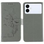 Custodia per telefono in pelle con motivo a piume e texture litchi, For Samsung Galaxy S26 Edge 5G