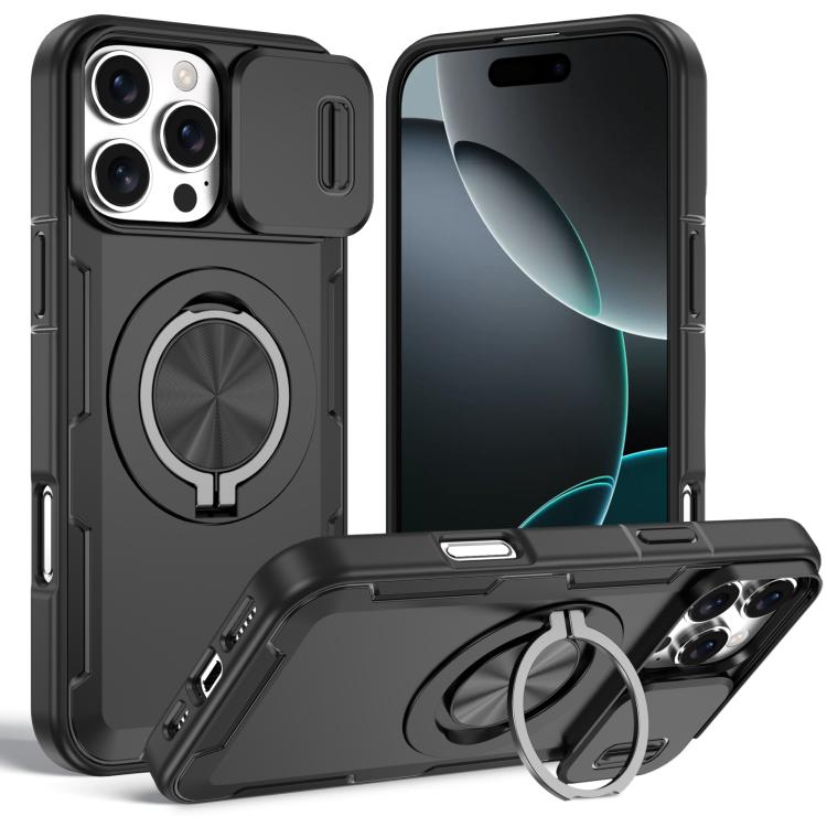 Supporto girevole Camshield, custodia per telefono MagSafe, For iPhone 16 Pro Max, For iPhone 16 Pro, For iPhone 16 Plus, For iPhone 16