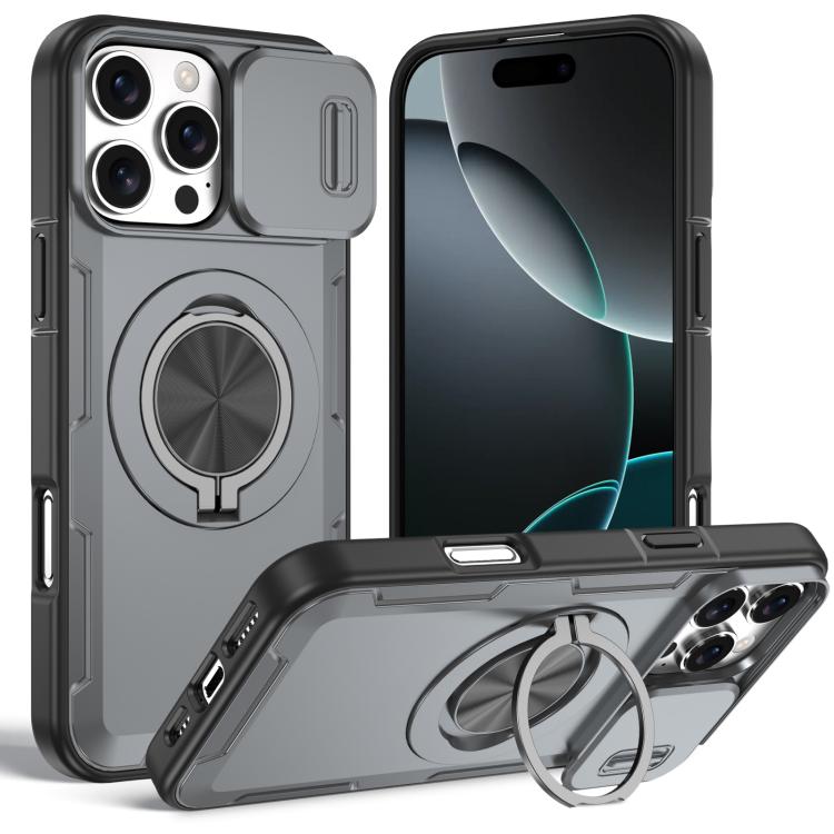 Supporto girevole Camshield, custodia per telefono MagSafe, For iPhone 16 Pro Max, For iPhone 16 Pro, For iPhone 16 Plus, For iPhone 16