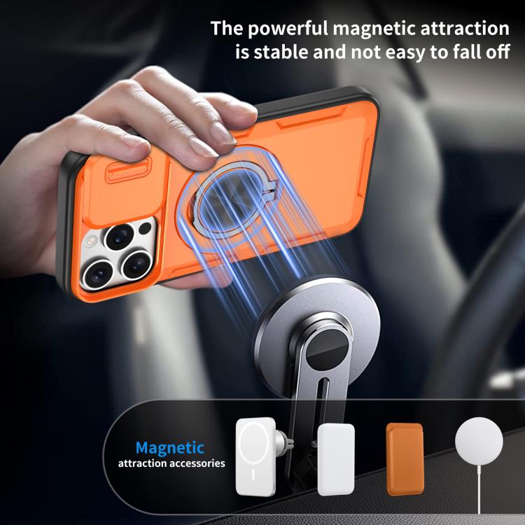Supporto girevole Camshield, custodia per telefono MagSafe, For iPhone 15 Pro Max, For iPhone 15 Pro, For iPhone 15 Plus, For iPhone 15
