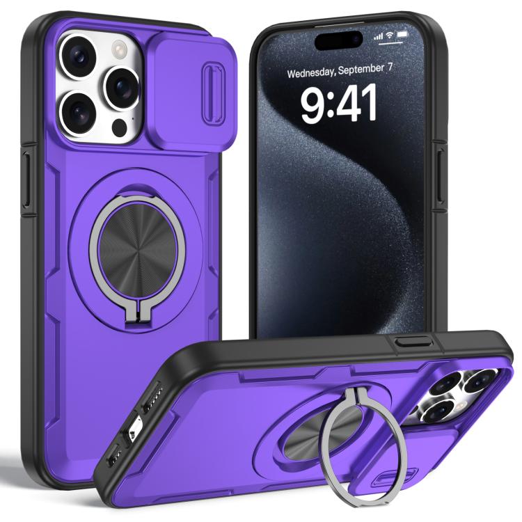 Supporto girevole Camshield, custodia per telefono MagSafe, For iPhone 15 Pro Max, For iPhone 15 Pro, For iPhone 15 Plus, For iPhone 15