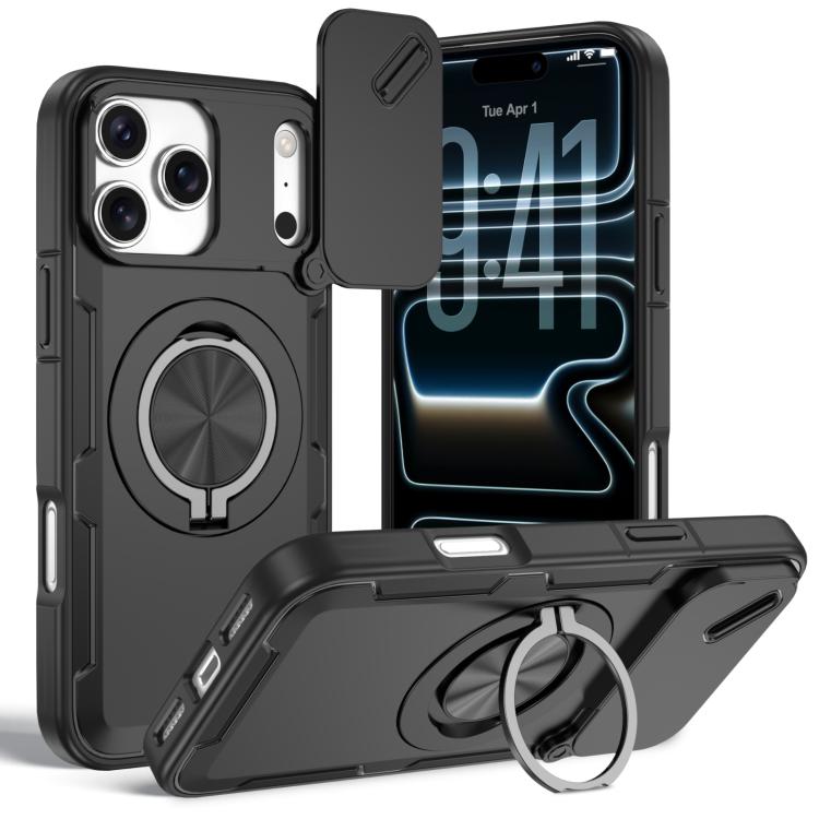 Supporto girevole Camshield, custodia per telefono MagSafe, For iPhone 17e / 16e, For iPhone 17 Pro Max, For iPhone 17 Pro, For iPhone 17