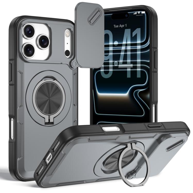 Supporto girevole Camshield, custodia per telefono MagSafe, For iPhone 17e / 16e, For iPhone 17 Pro Max, For iPhone 17 Pro, For iPhone 17