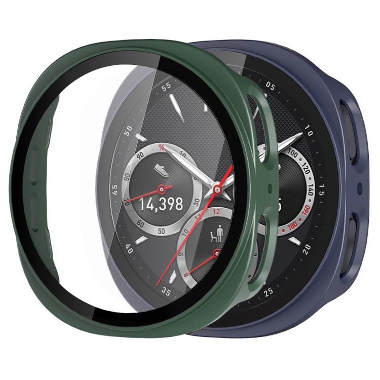 Cover protettiva per orologio xDfind con pellicola temperata integrata e finitura satinata in PC., For Samsung Galaxy Watch8 44mm, For Samsung Galaxy Watch8 40mm