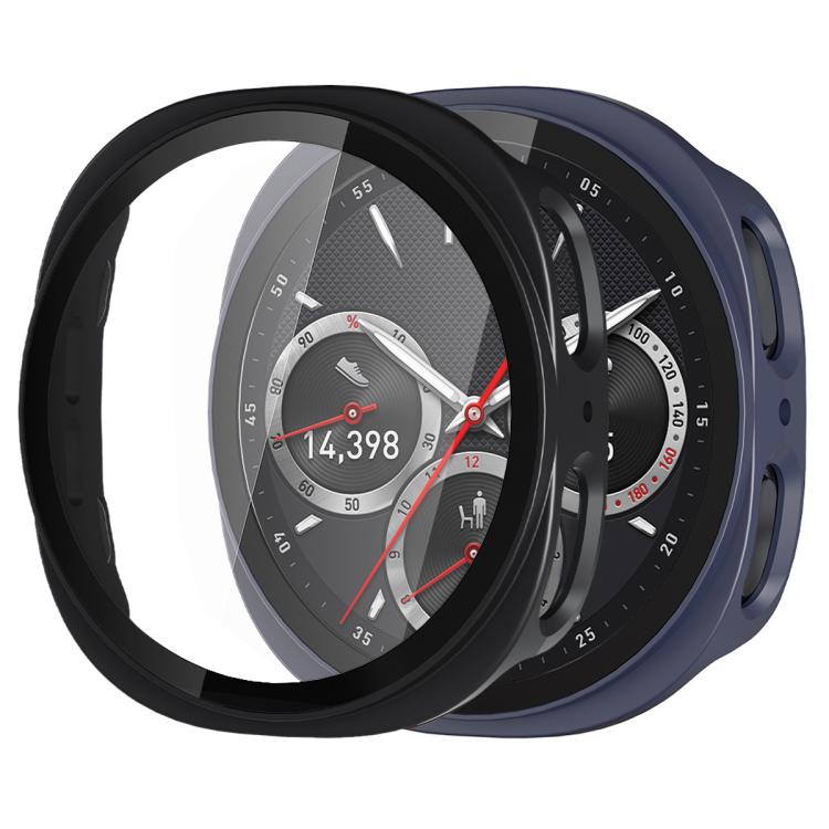 Cover protettiva per orologio xDfind con pellicola temperata integrata e finitura satinata in PC., For Samsung Galaxy Watch8 44mm, For Samsung Galaxy Watch8 40mm