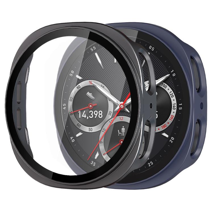 Cover protettiva per orologio xDfind con pellicola temperata integrata e finitura satinata in PC., For Samsung Galaxy Watch8 44mm, For Samsung Galaxy Watch8 40mm