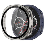 Cover protettiva per orologio xDfind con pellicola temperata integrata e finitura satinata in PC., For Samsung Galaxy Watch8 44mm, For Samsung Galaxy Watch8 40mm