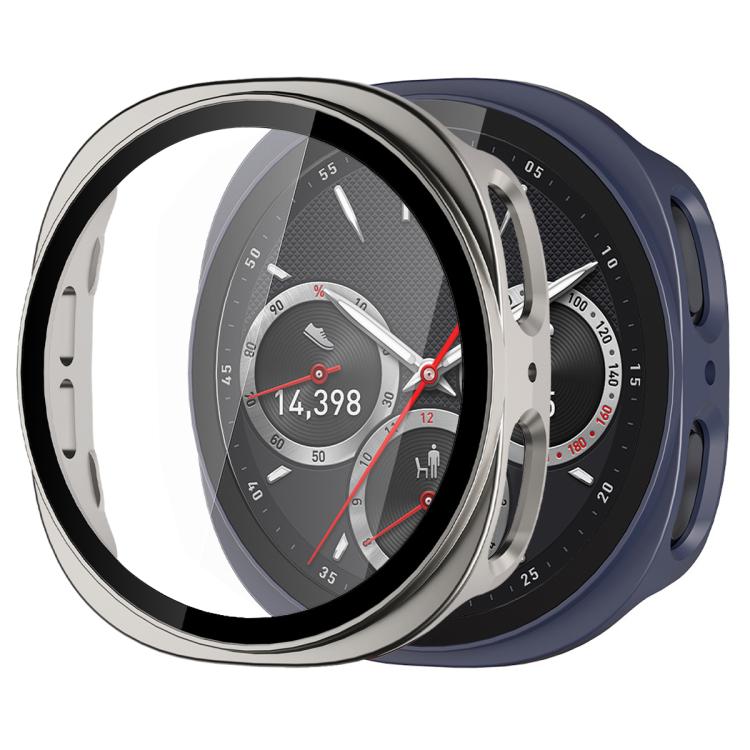 Cover protettiva per orologio xDfind con pellicola temperata integrata e finitura satinata in PC., For Samsung Galaxy Watch8 44mm, For Samsung Galaxy Watch8 40mm