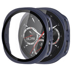 Cover protettiva per orologio xDfind con pellicola temperata integrata e finitura satinata in PC., For Samsung Galaxy Watch8 44mm, For Samsung Galaxy Watch8 40mm