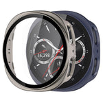 Cover protettiva per orologio xDfind con pellicola temperata integrata e finitura satinata in PC., For Samsung Galaxy Watch8 44mm, For Samsung Galaxy Watch8 40mm