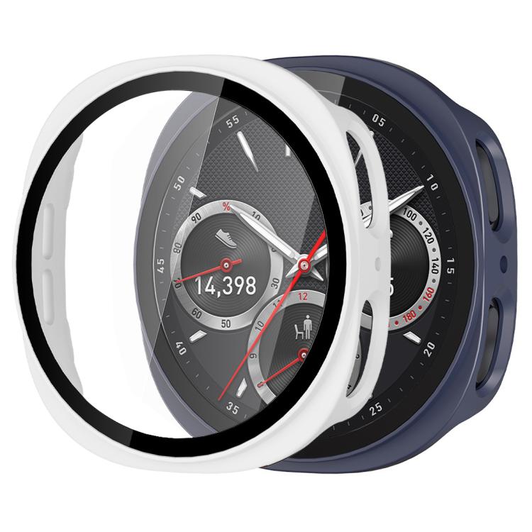 Cover protettiva per orologio xDfind con pellicola temperata integrata e finitura satinata in PC., For Samsung Galaxy Watch8 44mm, For Samsung Galaxy Watch8 40mm