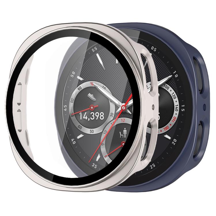 Cover protettiva per orologio xDfind con pellicola temperata integrata e finitura satinata in PC., For Samsung Galaxy Watch8 44mm, For Samsung Galaxy Watch8 40mm