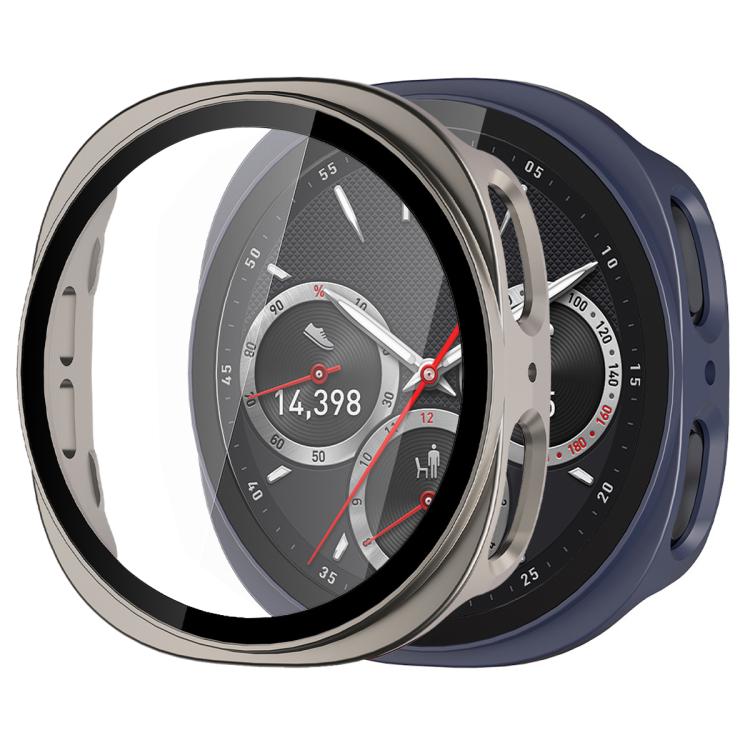 Cover protettiva per orologio xDfind con pellicola temperata integrata e finitura satinata in PC., For Samsung Galaxy Watch8 44mm, For Samsung Galaxy Watch8 40mm