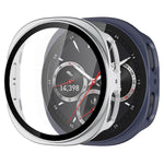 Cover protettiva per orologio xDfind con pellicola temperata integrata e finitura satinata in PC., For Samsung Galaxy Watch8 44mm, For Samsung Galaxy Watch8 40mm