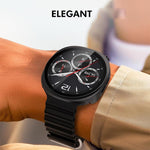 Cover protettiva per orologio xDfind con pellicola temperata integrata e finitura satinata in PC., For Samsung Galaxy Watch8 44mm, For Samsung Galaxy Watch8 40mm