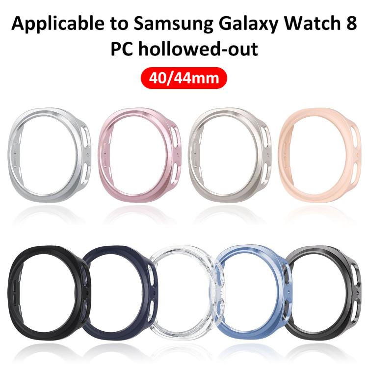 xDfind PC Hollow Half Cover per orologio, For Samsung Galaxy Watch8 Classic 46mm, For Samsung Galaxy Watch8 44mm