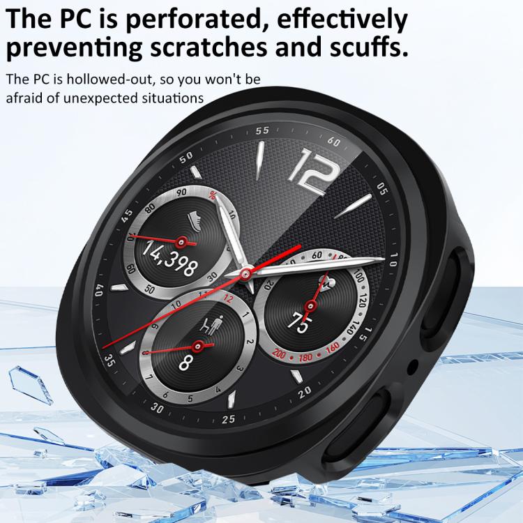 xDfind PC Hollow Half Cover per orologio, For Samsung Galaxy Watch8 Classic 46mm, For Samsung Galaxy Watch8 44mm