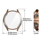 Cover per orologio xDfind con pellicola temperata e TPU integrato, For Samsung Galaxy Watch7 40mm