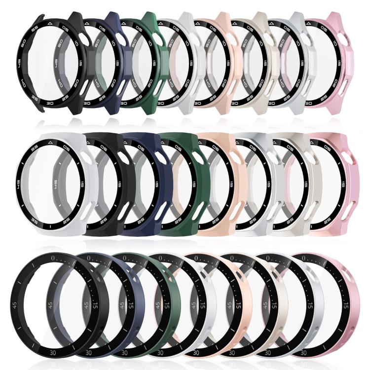 xDfind Cover protettiva per orologio con pellicola temperata a gradiente integrata nel PC, For Huawei Watch GT 6 Pro 46mm, For Huawei Watch GT 6 46mm