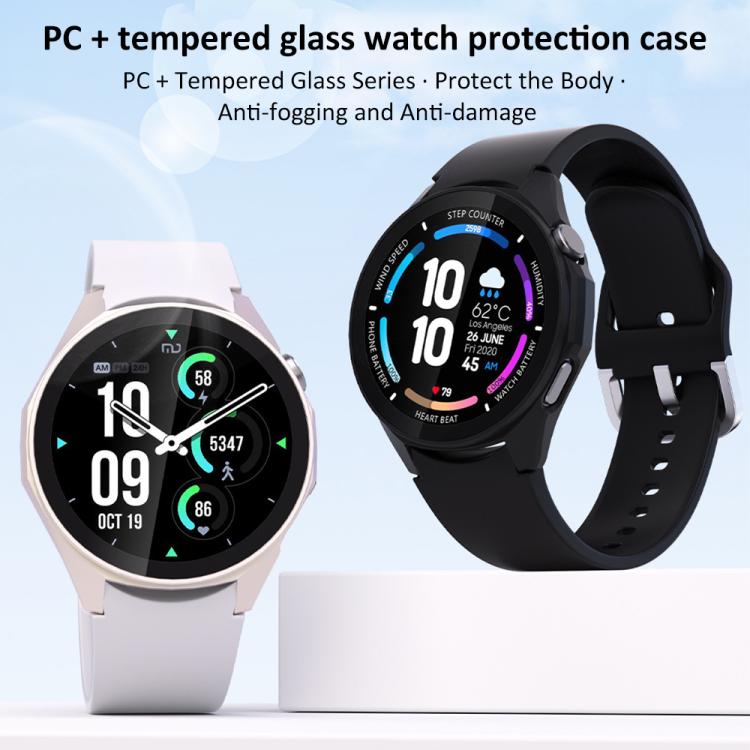 xDfind Cover protettiva per orologio con pellicola temperata a gradiente integrata nel PC, For Huawei Watch GT 6 Pro 46mm, For Huawei Watch GT 6 46mm