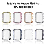Cover protettiva per orologio xDfind con pellicola temperata e TPU integrato., For Huawei Watch Fit 4 Pro, For Huawei Watch Fit 4