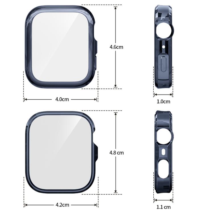 Cover protettiva per orologio xDfind con pellicola temperata e TPU integrato., For Huawei Watch Fit 4 Pro, For Huawei Watch Fit 4