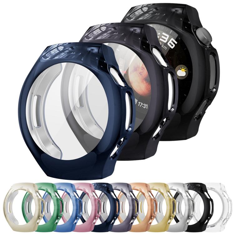 Cover protettiva per orologio xDfind con pellicola temperata e TPU integrato., For Huawei Watch 5 42mm, For Huawei Watch 5 46mm
