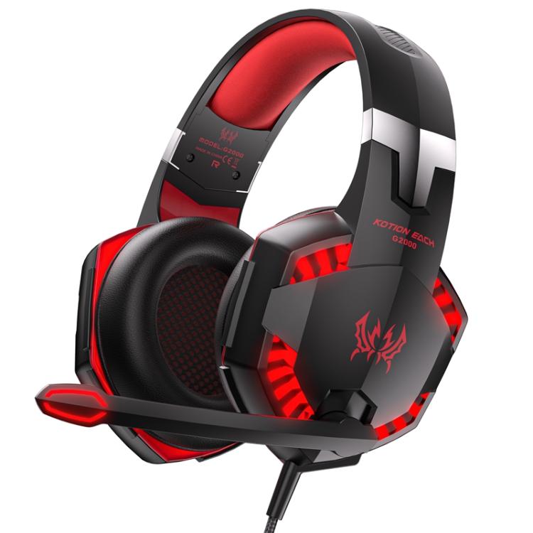 Cuffie da gioco cablate KOTION EACH G2000 con luce LED
