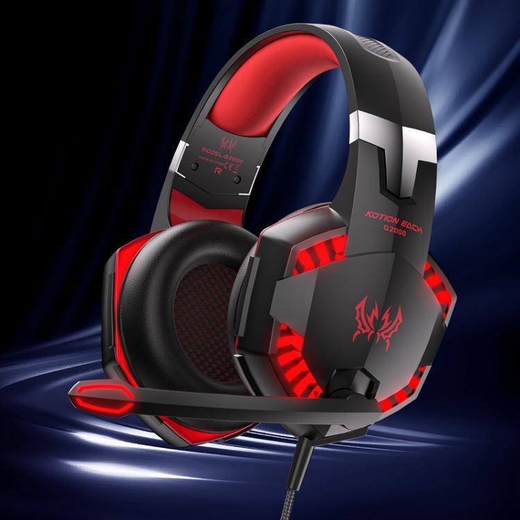 Cuffie da gioco cablate KOTION EACH G2000 con luce LED