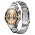 Cinturino per orologio in lega di titanio con fibbia a tartaruga e cinque perline, 22mm