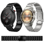 Cinturino per orologio in lega di titanio con fibbia a tartaruga e cinque perline, 22mm