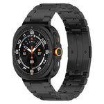 Cinturino per orologio in lega di titanio con fibbia HW a tre perline integrata., For Samsung Galaxy Watch8 / Watch8 Classic