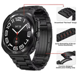 Cinturino per orologio in lega di titanio con fibbia HW a tre perline, staccabile., For Samsung Galaxy Watch Ultra 47mm / Ultra 2025, For Samsung Galaxy Watch8 / Watch8 Classic