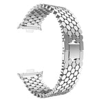 Cinturino per orologio in acciaio inossidabile con texture a squame di pesce., For vivo Watch GT 2 / iQOO Watch GT 2, For vivo Watch GT / iQOO Watch GT