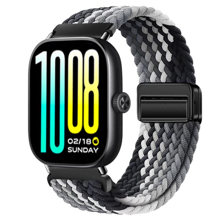 Cinturino per orologio con fibbia magnetica e passante in nylon intrecciato., For vivo Watch GT 2 / iQOO Watch GT 2, For vivo Watch GT / iQOO Watch GT