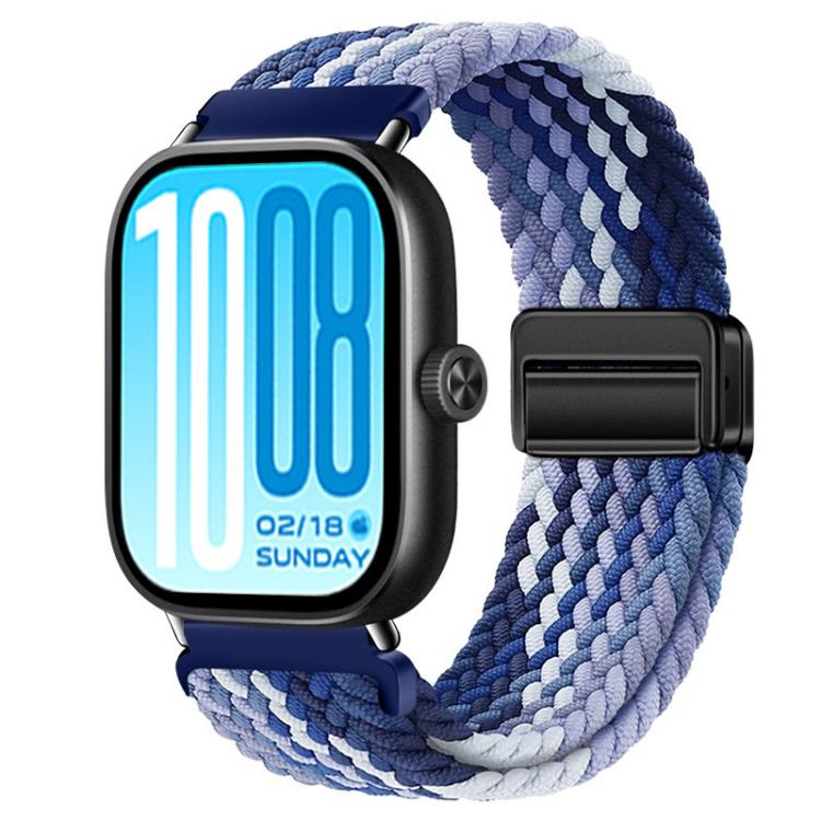 Cinturino per orologio con fibbia magnetica e passante in nylon intrecciato., For vivo Watch GT 2 / iQOO Watch GT 2, For vivo Watch GT / iQOO Watch GT