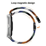 Cinturino per orologio con fibbia magnetica e passante in nylon intrecciato., For vivo Watch GT 2 / iQOO Watch GT 2, For vivo Watch GT / iQOO Watch GT