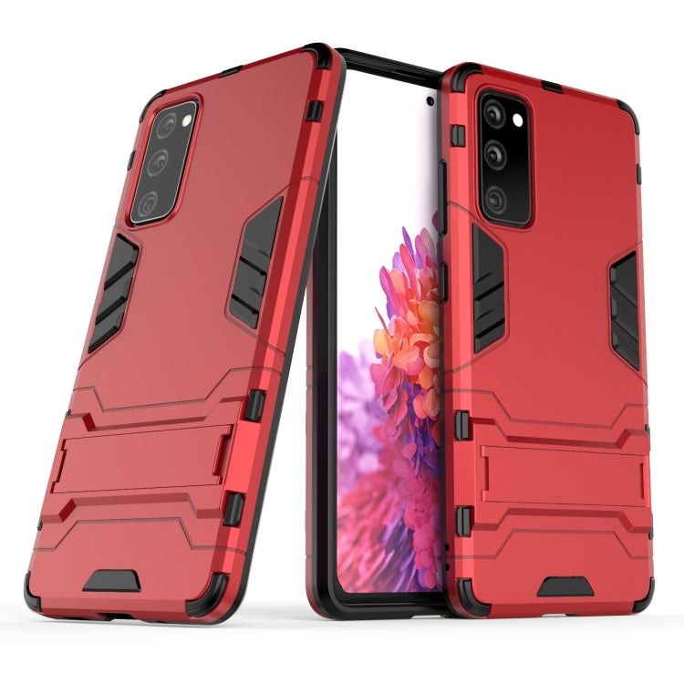 Custodia protettiva antiurto per PC + TPU con supporto invisibile, For Samsung Galaxy A42 5G, For Samsung Galaxy S20 FE