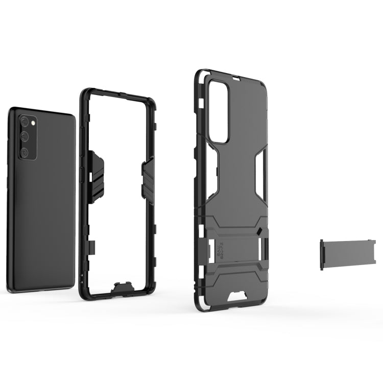 Custodia protettiva antiurto per PC + TPU con supporto invisibile, For Samsung Galaxy A42 5G, For Samsung Galaxy S20 FE
