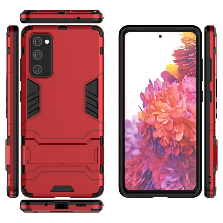 Custodia protettiva antiurto per PC + TPU con supporto invisibile, For Samsung Galaxy A42 5G, For Samsung Galaxy S20 FE