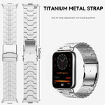 Cinturino per orologio in lega di titanio con fibbia di sicurezza a doppia apertura., For vivo Watch GT 2 / iQOO Watch GT 2, For vivo Watch GT / iQOO Watch GT