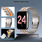 Cinturino per orologio in lega di titanio con fibbia di sicurezza a doppia apertura., For vivo Watch GT 2 / iQOO Watch GT 2, For vivo Watch GT / iQOO Watch GT