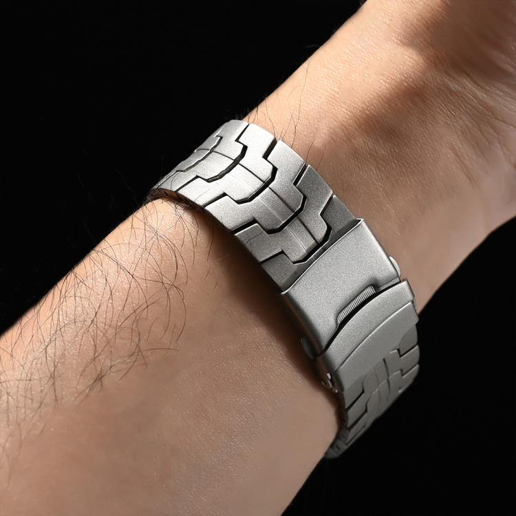 Cinturino per orologio in lega di titanio con fibbia di sicurezza a doppia apertura., For vivo Watch GT 2 / iQOO Watch GT 2, For vivo Watch GT / iQOO Watch GT