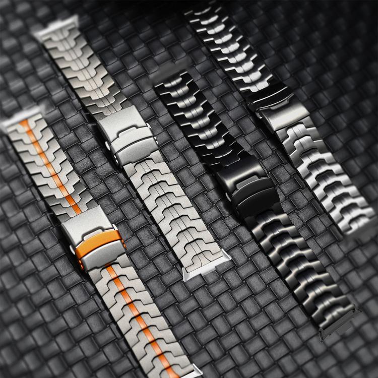 Cinturino per orologio in lega di titanio con fibbia di sicurezza a doppia apertura., For vivo Watch GT 2 / iQOO Watch GT 2, For vivo Watch GT / iQOO Watch GT