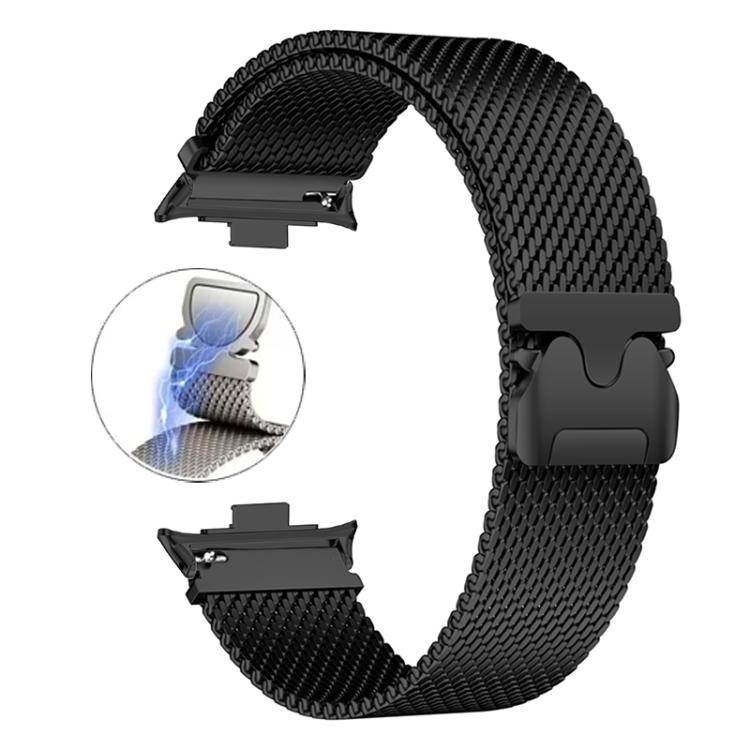 Cinturino per orologio in acciaio inox a maglia milanese con paracadute magnetico., For vivo Watch GT 2 / iQOO Watch GT 2, For vivo Watch GT / iQOO Watch GT