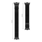 Cinturino per orologio in acciaio inox a maglia milanese con paracadute magnetico., For vivo Watch GT 2 / iQOO Watch GT 2, For vivo Watch GT / iQOO Watch GT
