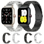 Cinturino per orologio in lega di titanio con fibbia piatta a tre perline, For vivo Watch GT 2 / iQOO Watch GT 2, For vivo Watch GT / iQOO Watch GT