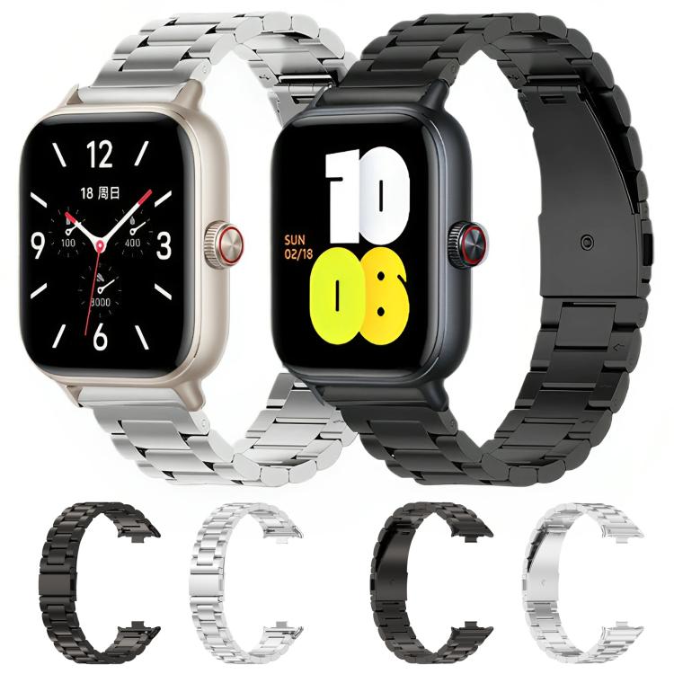 Cinturino per orologio in lega di titanio con fibbia piatta a tre perline, For vivo Watch GT 2 / iQOO Watch GT 2, For vivo Watch GT / iQOO Watch GT