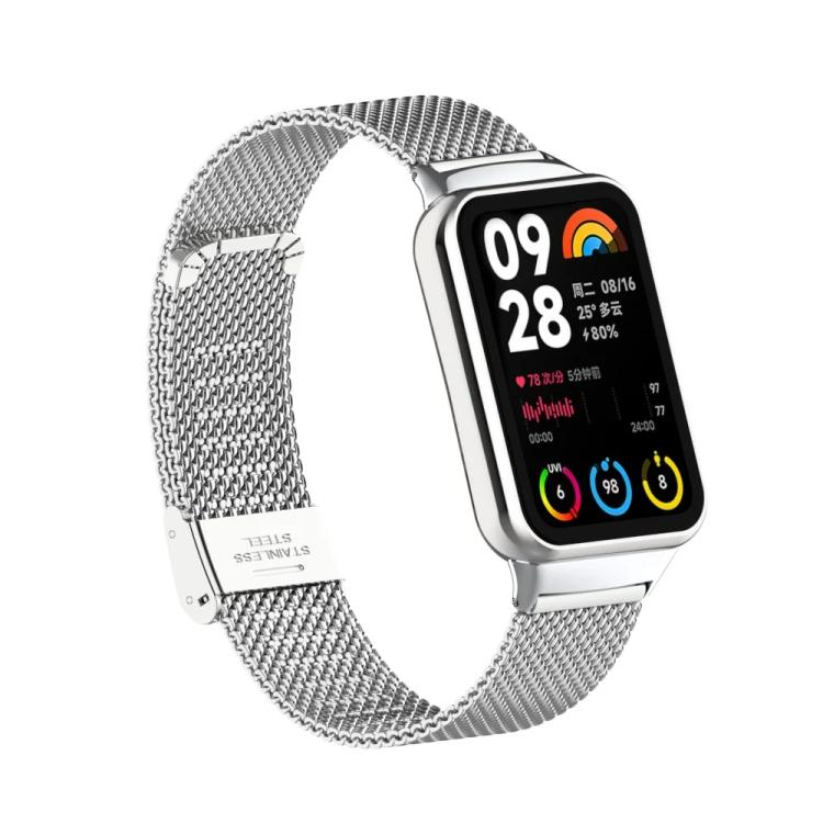 Cinturino per orologio in acciaio inossidabile con fibbia a maglia fine., For vivo Watch GT 2 / iQOO Watch GT 2, For vivo Watch GT / iQOO Watch GT