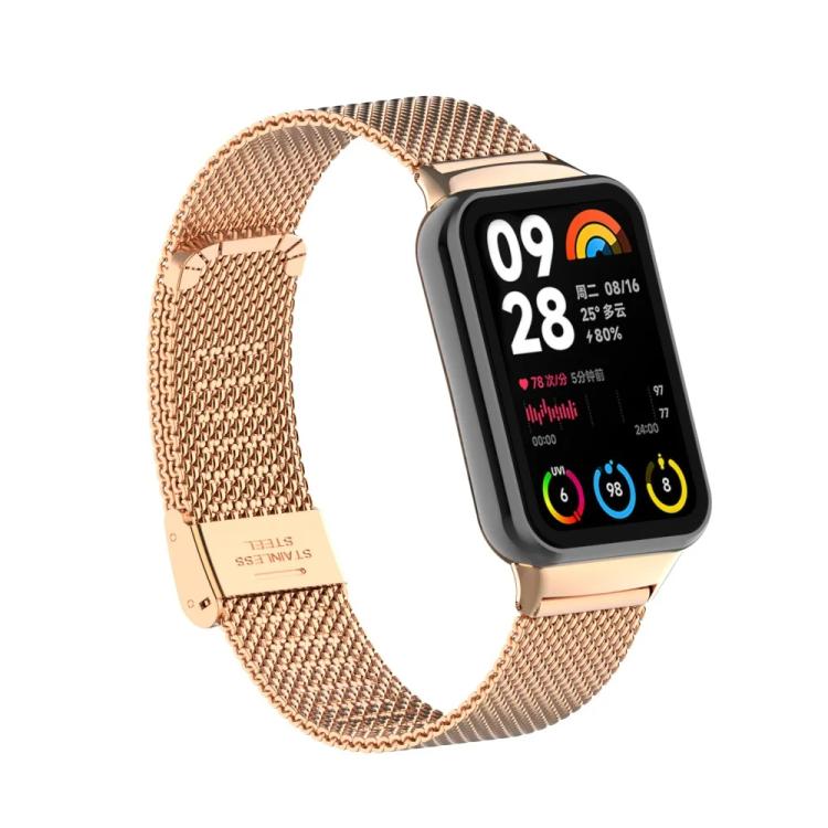Cinturino per orologio in acciaio inossidabile con fibbia a maglia fine., For vivo Watch GT 2 / iQOO Watch GT 2, For vivo Watch GT / iQOO Watch GT